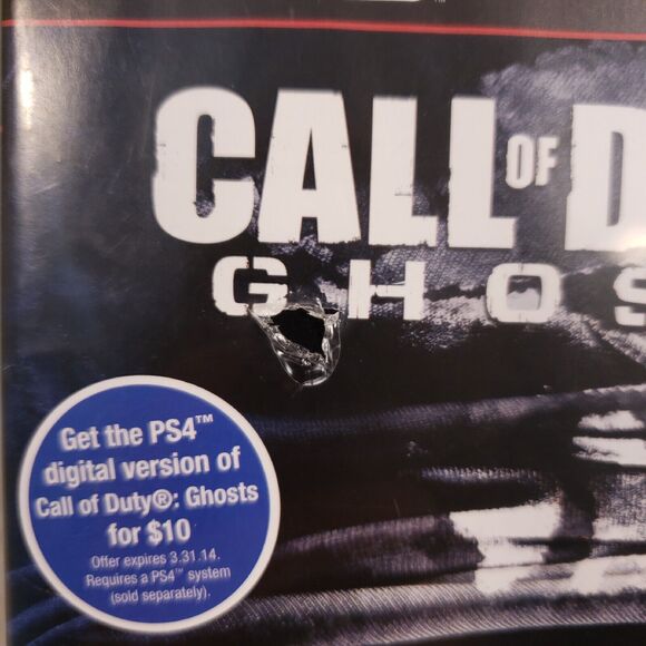 Call of Duty Ghosts PlayStation 3 PS3 COD Complete - Picture 2 of 4